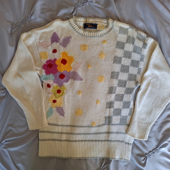 Vtg 80's 20 ANS Women's Sweater - Picture 3 of 5